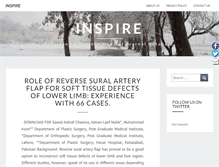 Tablet Screenshot of inspire.org.pk